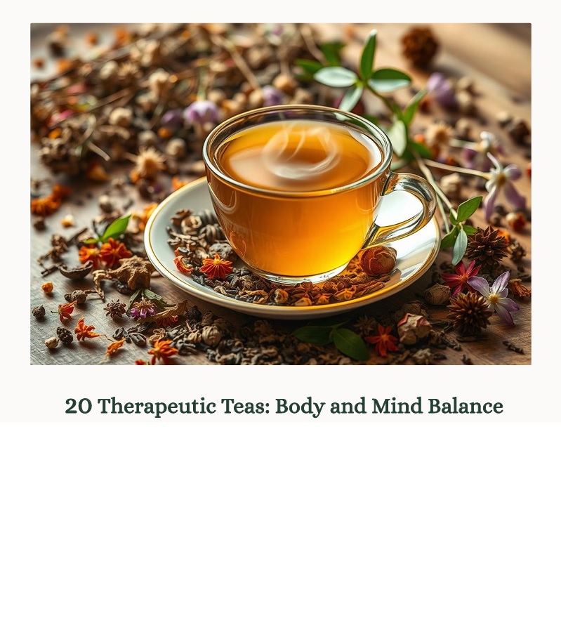 20 THERAPEUTIC TEAS BODY AND MIND BALANCE - Bookysite | Hotmart