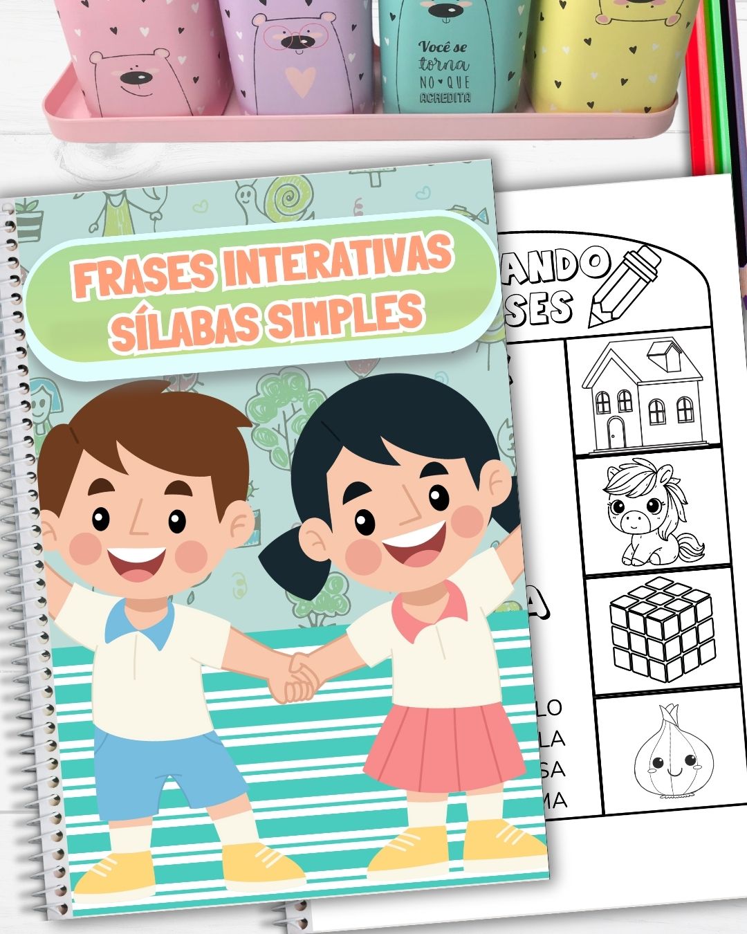 Frases Interativas Sílabas Simples de A a Z