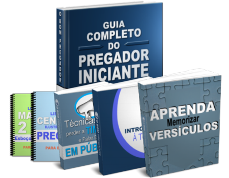 Imagem de capa para o Ebook Guia completo do pregador iniciante.