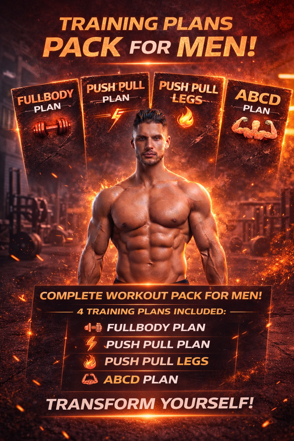 Workout Plan Pack for Men - Coach António Sousa | Hotmart