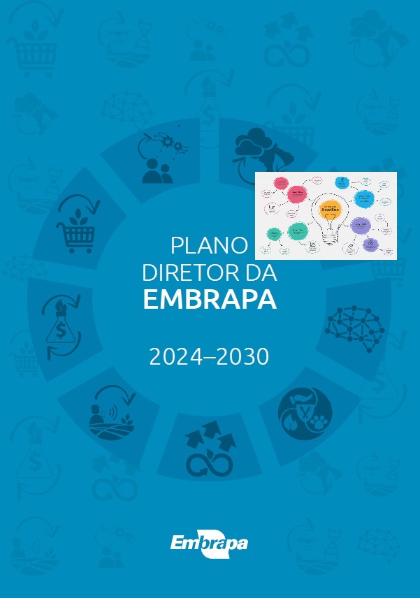 Imagem de capa para o Ebook Plano Diretor da Embrapa: TODO organizado em 50 Mapas Mentais