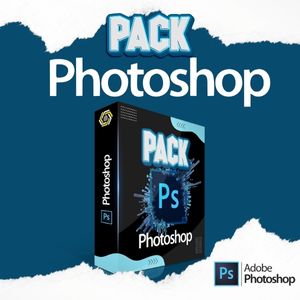 Imagem de capa para o Curso online Coleção Pack Photoshop
