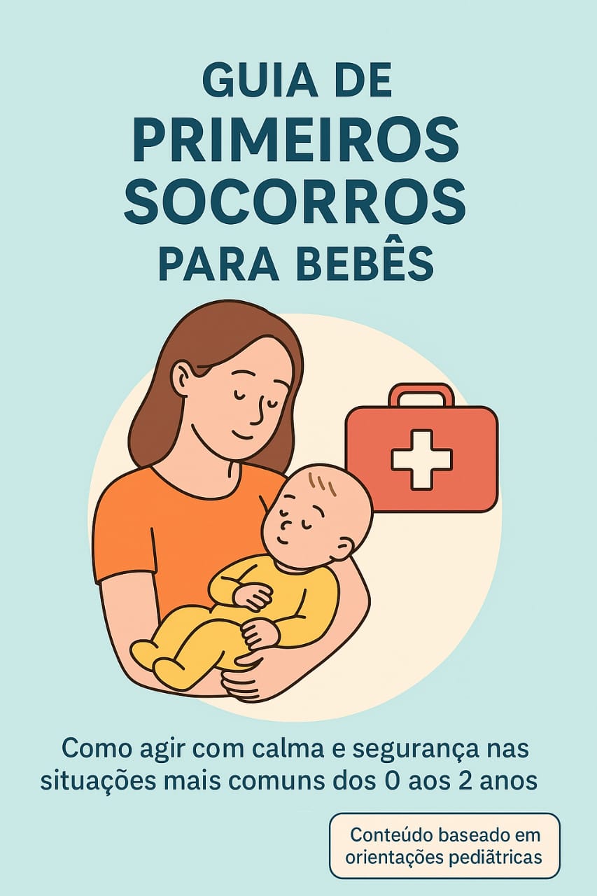 Guia de Primeiros socorros para Bebês - Como agir com calma e segur...