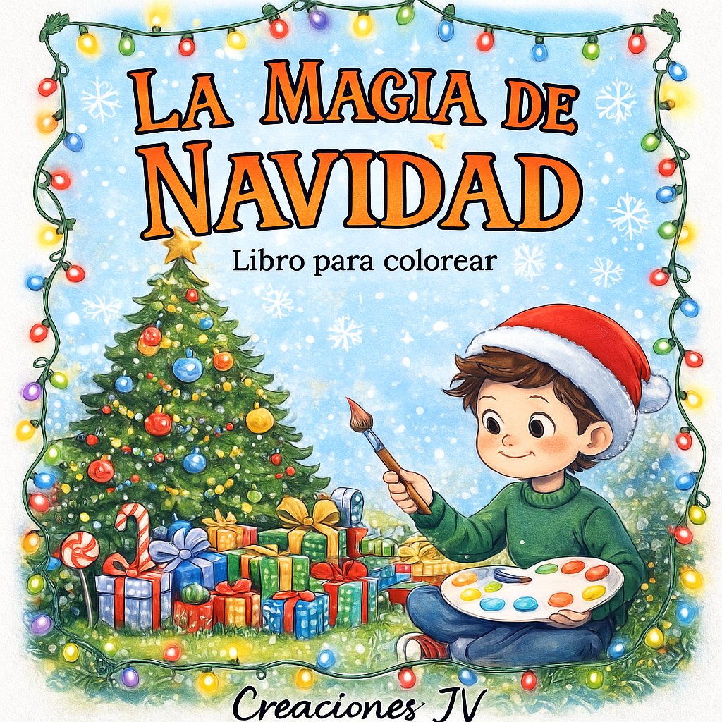 La Magia de Navidad – Libro para Colorear (Creaciones JV) - CREACIO...