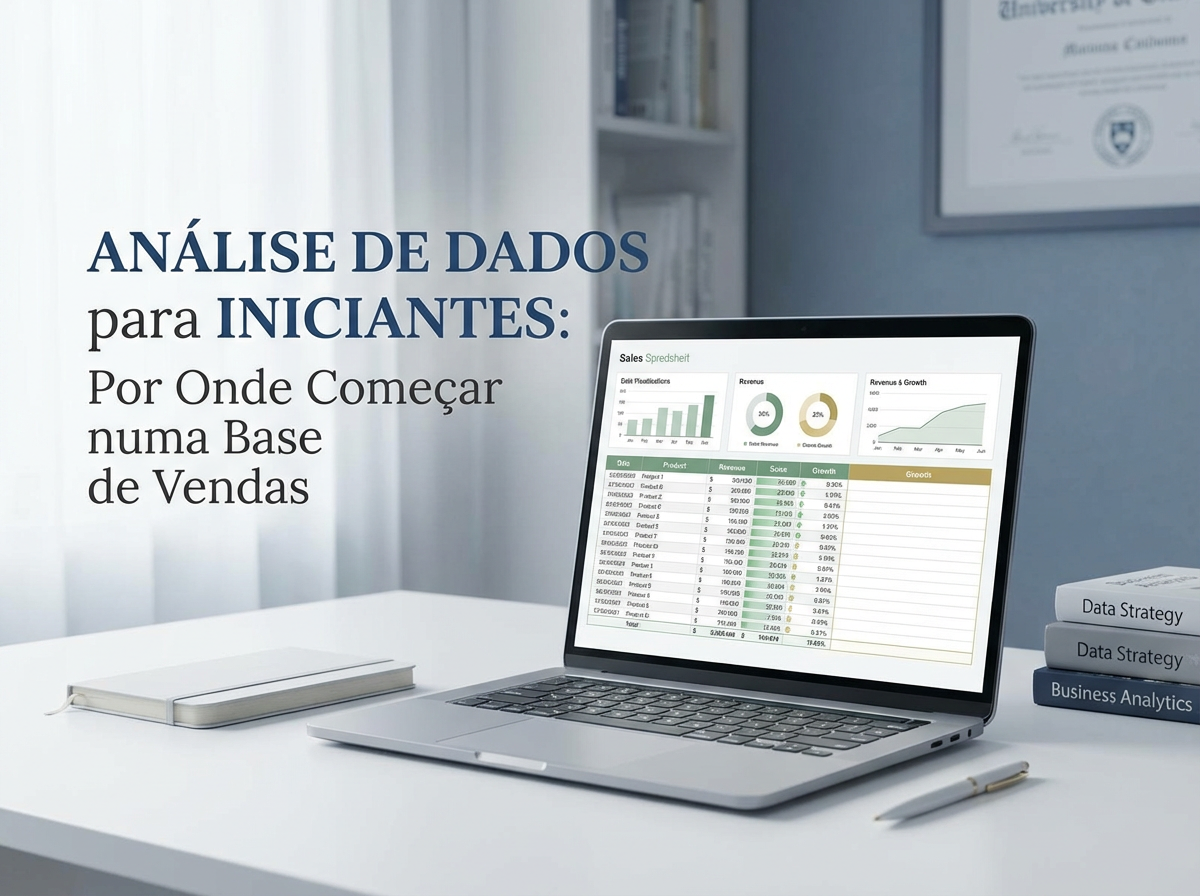 Análise de Dados para Iniciantes: Por Onde Começar numa Base de Vendas