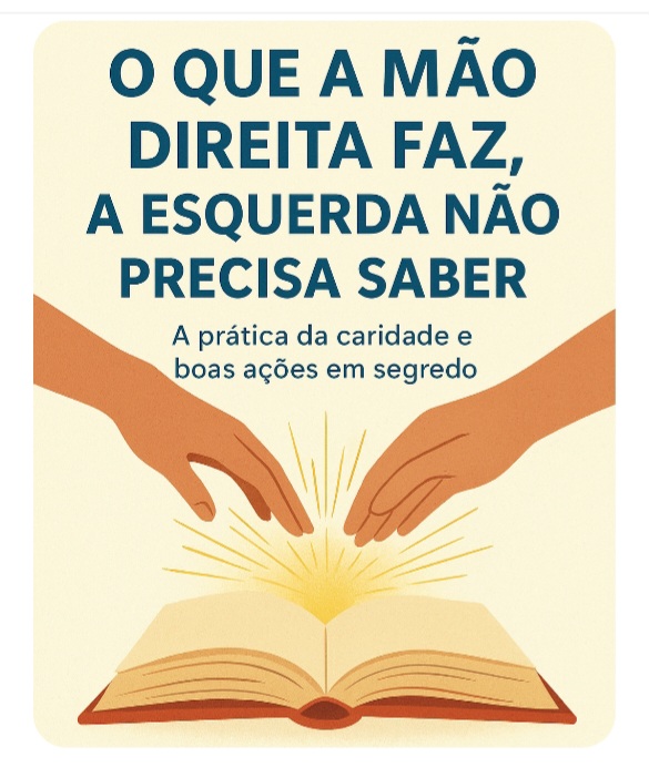 Oque a mão direita faz a esquerda não precisa saber - landsonmota@...
