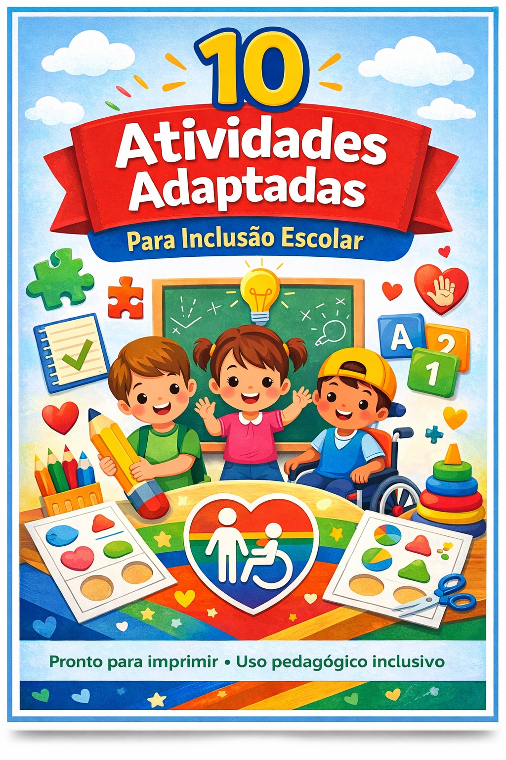 10 Atividades Adaptadas para Inclusão Escolar | Hotmart