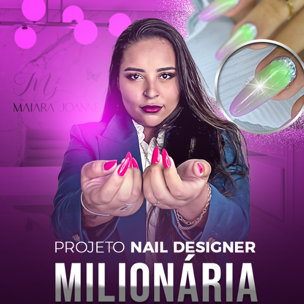 Imagem de capa para o Curso online Projeto Nail Designer Milionária