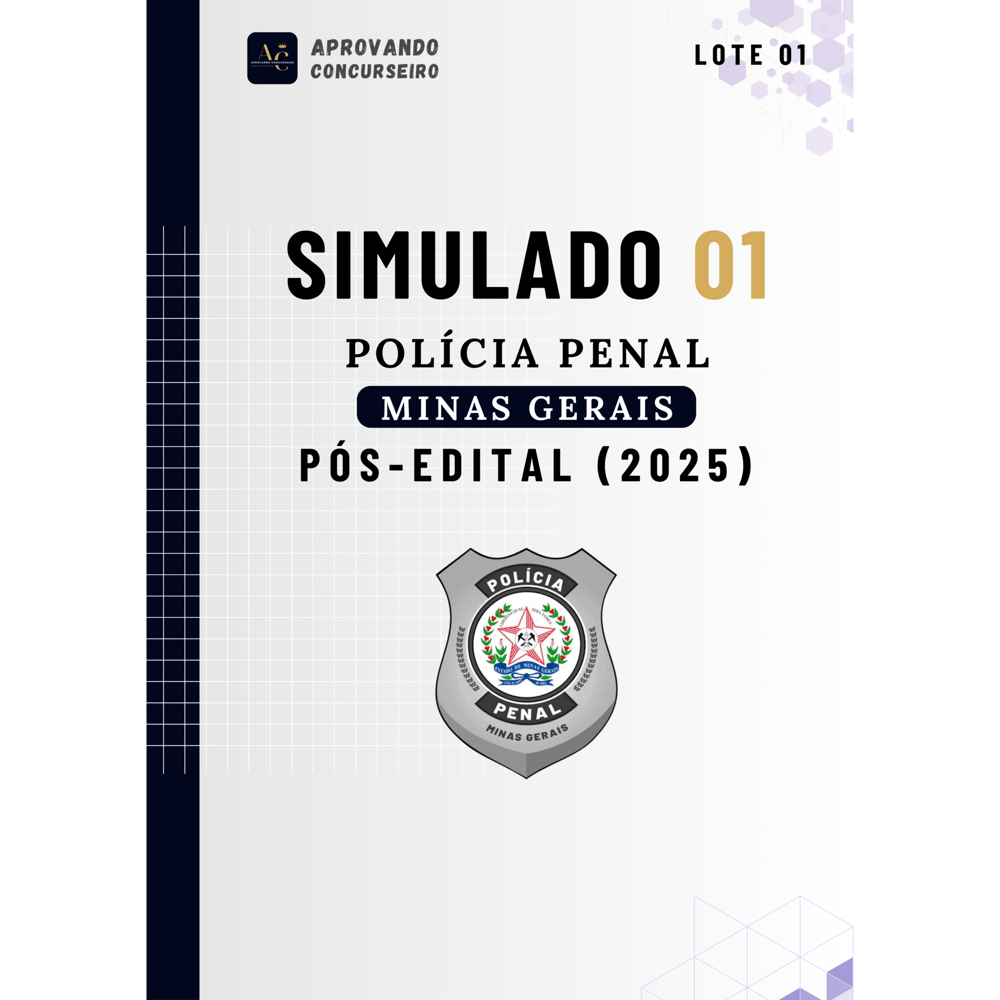 07 Simulados Comentados Polícia Penal de Minas Gerais (Pós edital 2...