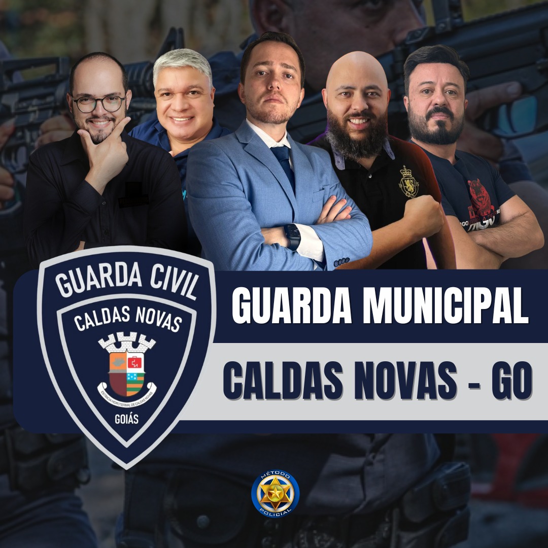 Imagem de capa para o Curso online Combo GCM Caldas Novas - Guarda Municipal de Caldas Novas/GO