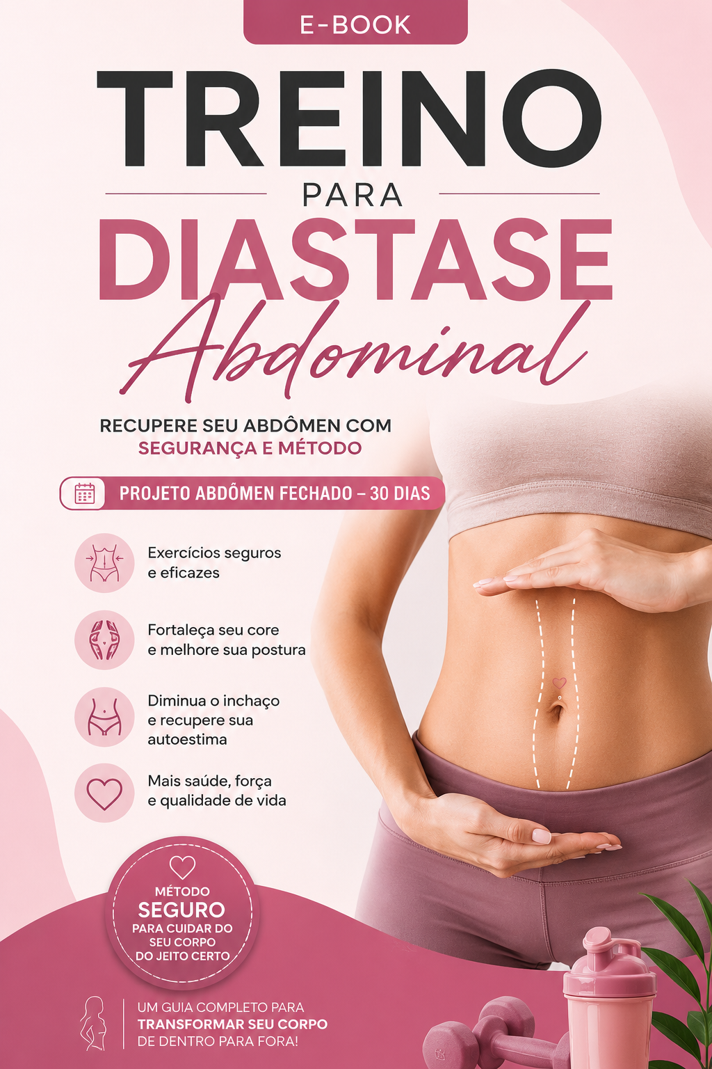 Capa do Guia para Recuperação de Diástase Abdominal