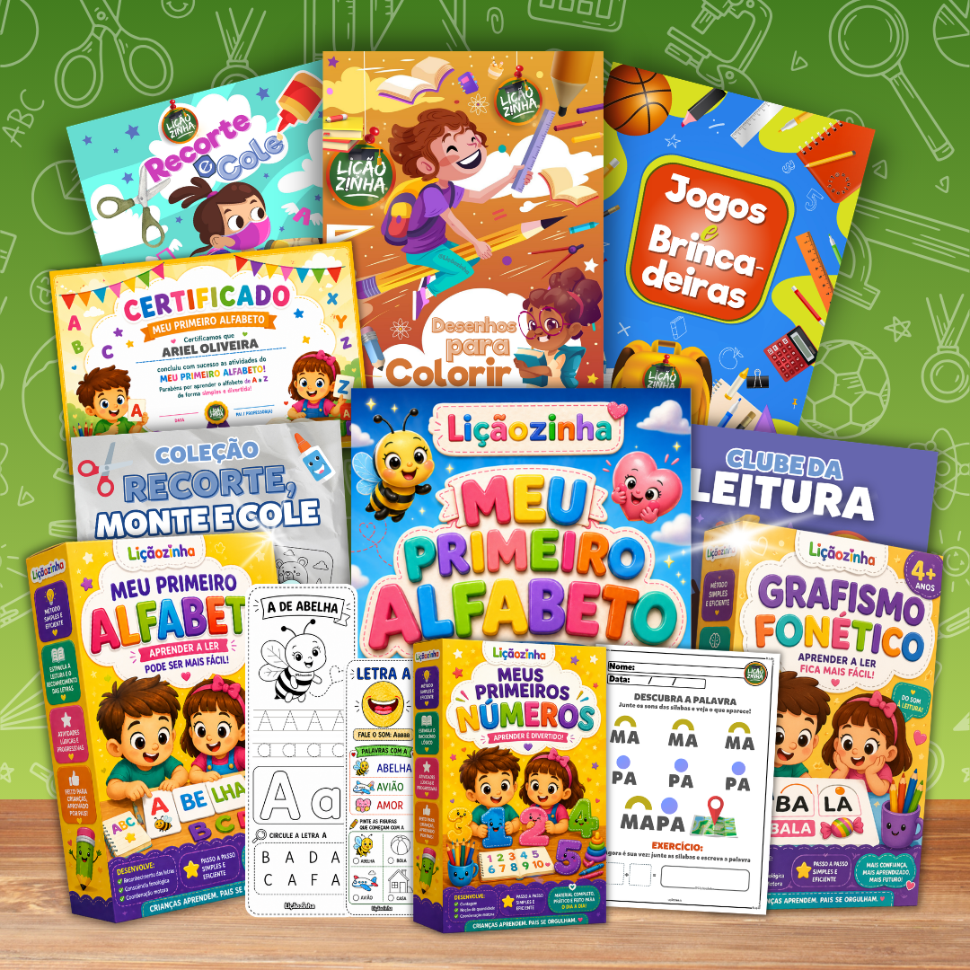 Meu Primeiro Alfabeto [Super Combo] - InfoBooks | Hotmart