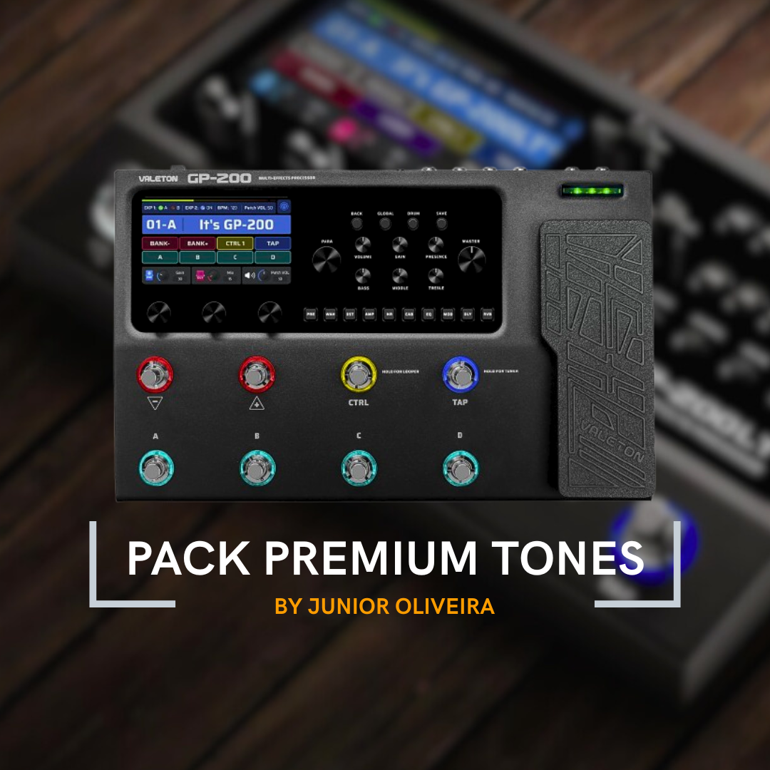 PRESET VALETON GP-200 | Pack Premium Tones - Junior Oliveira | Hotmart
