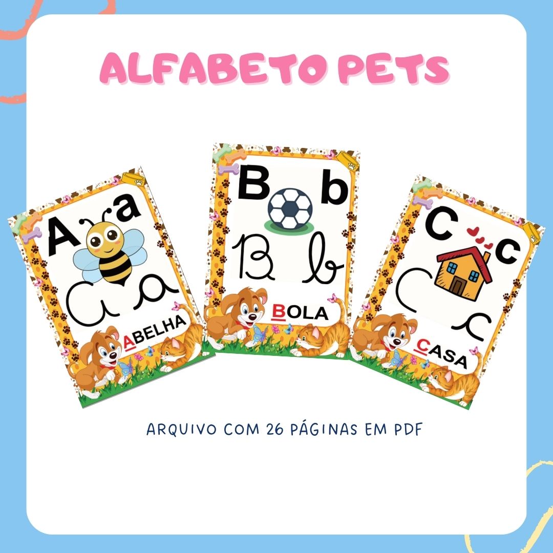 Alfabeto Pets - Tatiane Barão | Hotmart