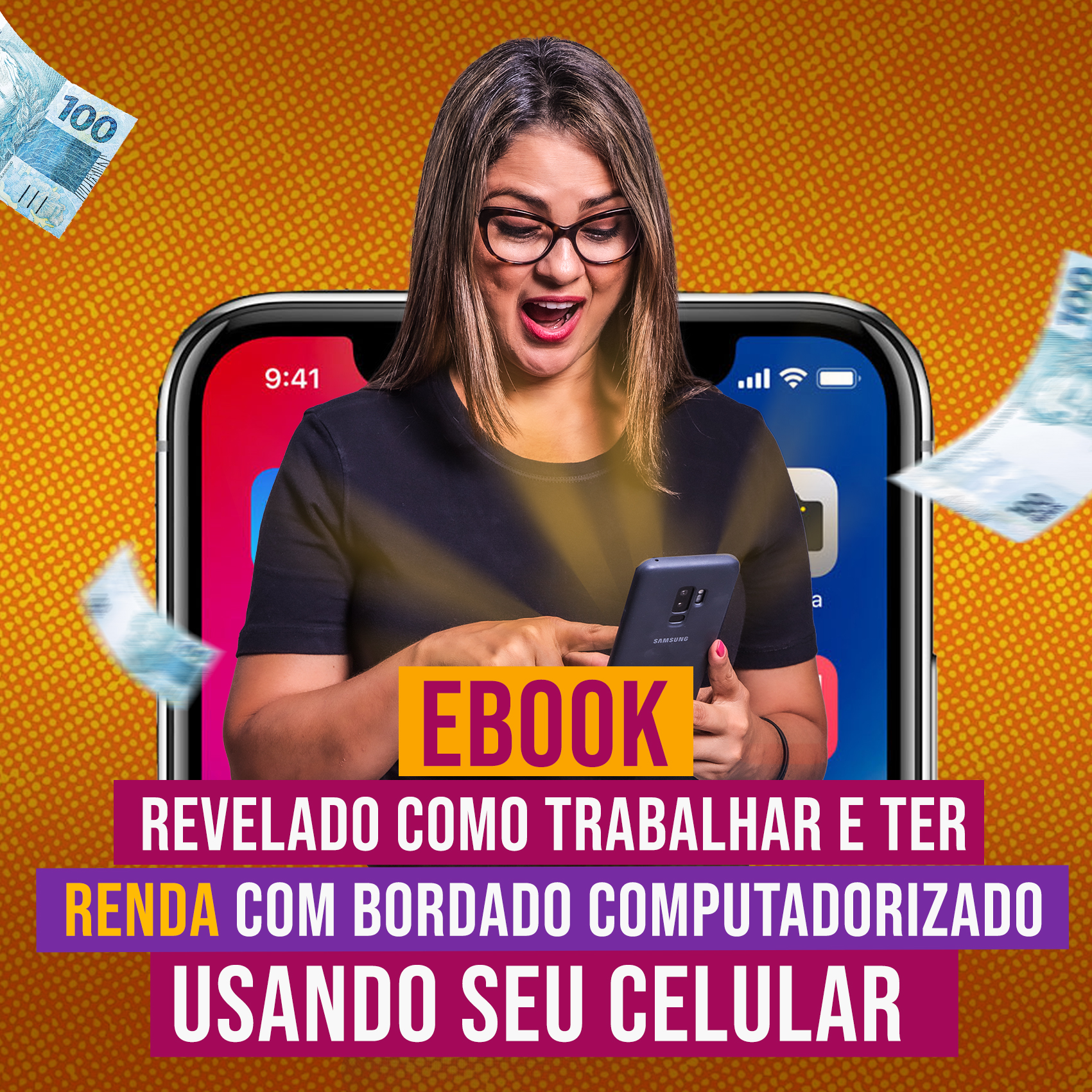 Trabalhar e ter renda com Bordado Computadorizado Usando Seu Celular ...
