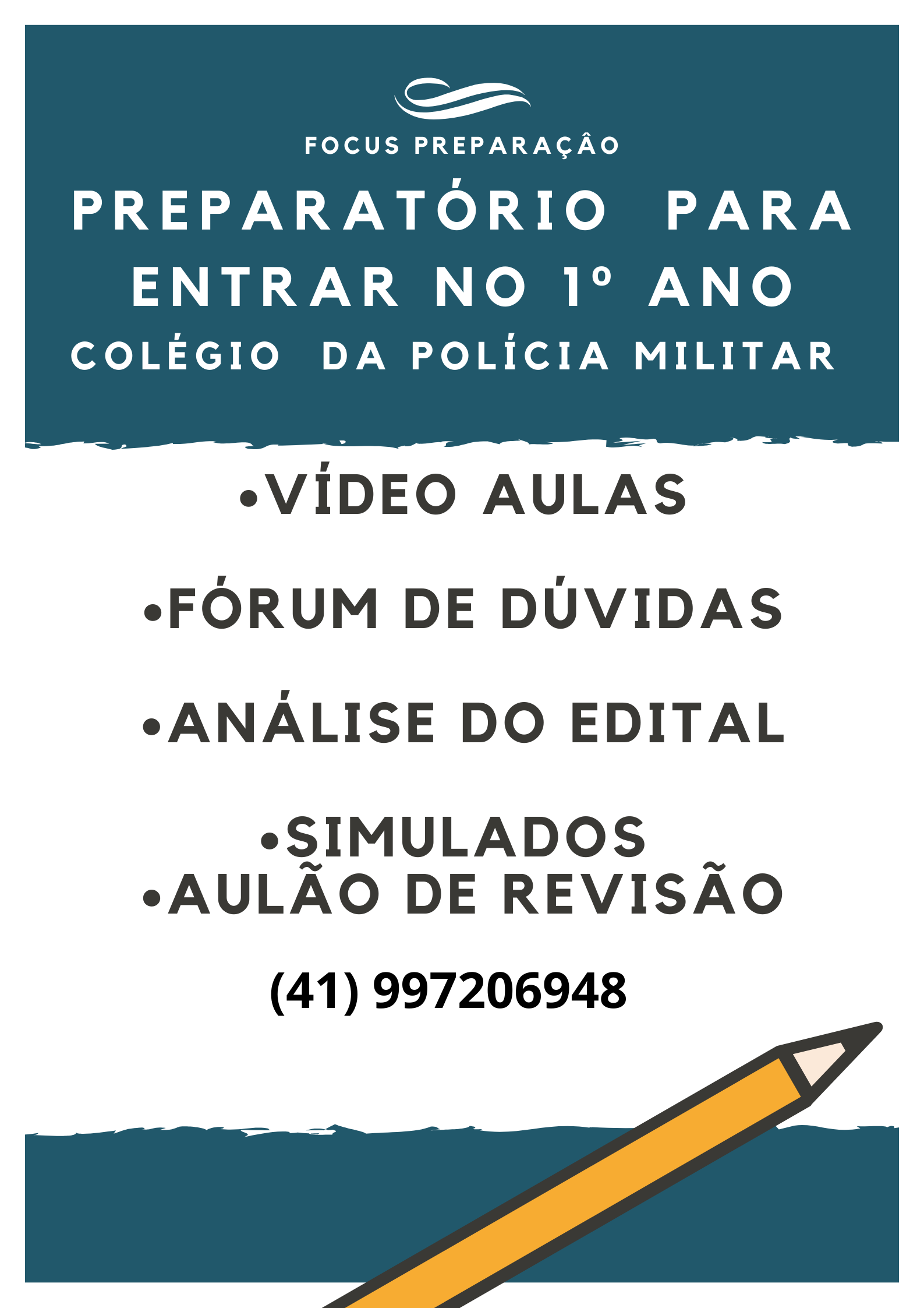 Imagem de capa para o Curso online Curso Preparatório Colégio da Polícia Militar do Paraná 1º Ano Ensino Médio